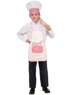 CHEF HAT AND APRON - CHILD SIZE