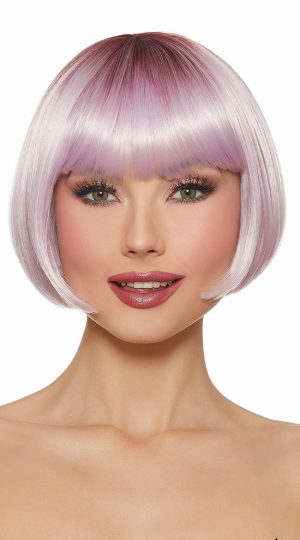 LILAC DIP DYED SHORT BOB WIG