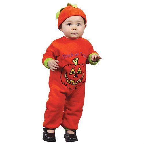 Pumpkin Jumpsuit 6 To 12 Month Costume