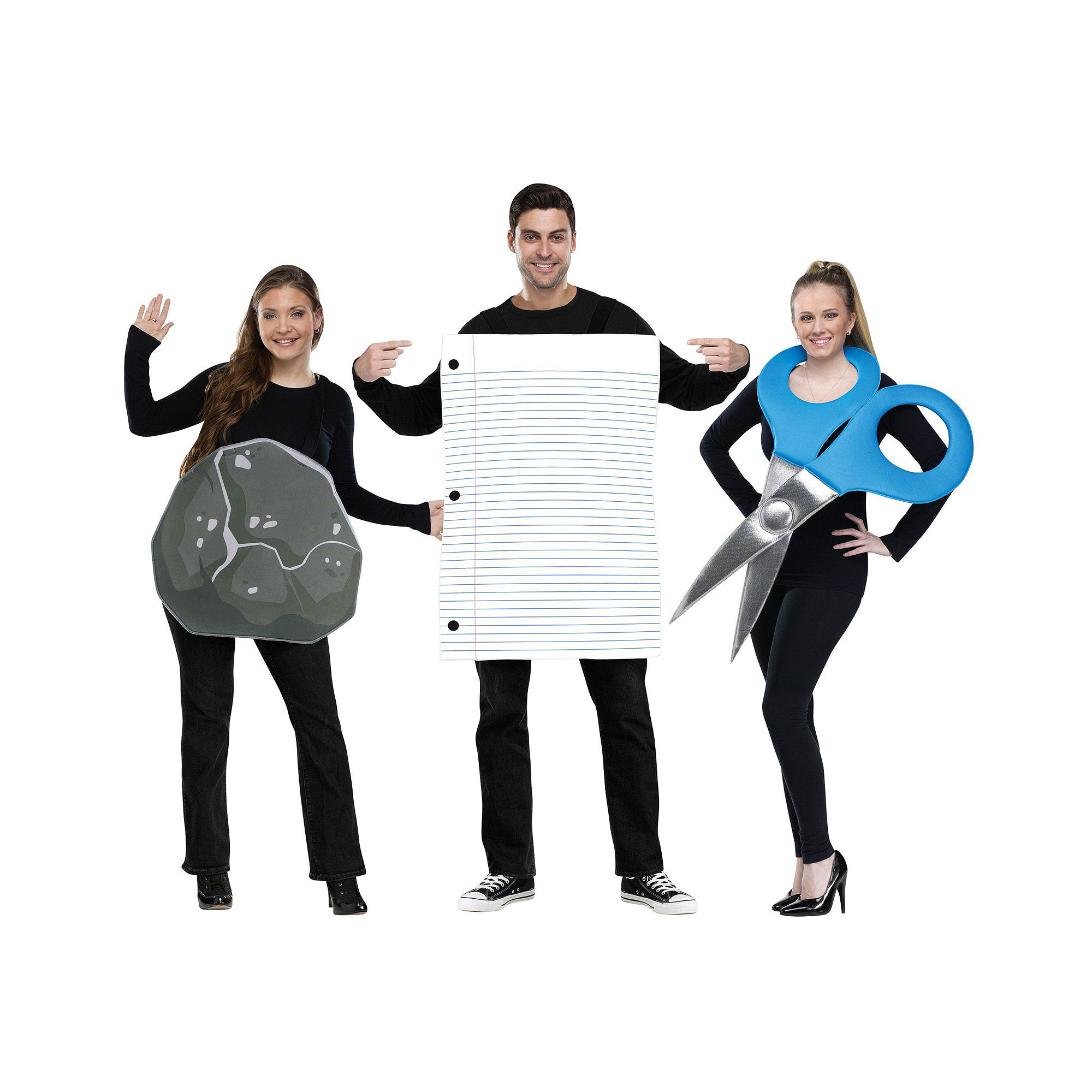 ROCK, PAPER, SCISSORS (3 PC SET) COSTUME
