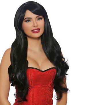 Long Wavy Wig Black