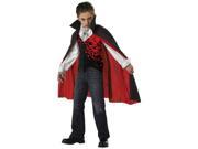 Prince of Darkness Dracula Vampire Child Costume LG