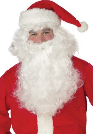 Santa Claus Beard and Wig Set