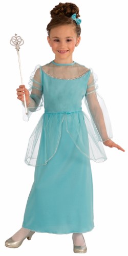 Princess in Blue Costume Child Large