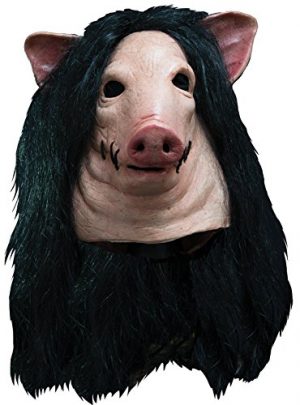 Trick or Treat Studios Men's Saw-Pig Mask, Multi, One Size