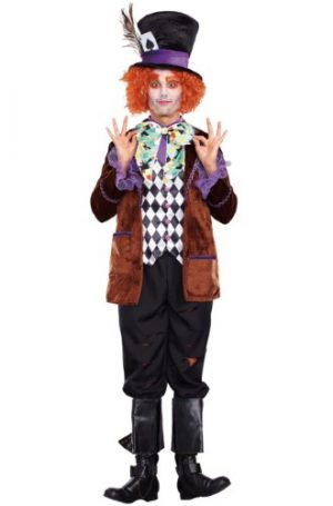 Hatter Madness Costume Multi Color Large
