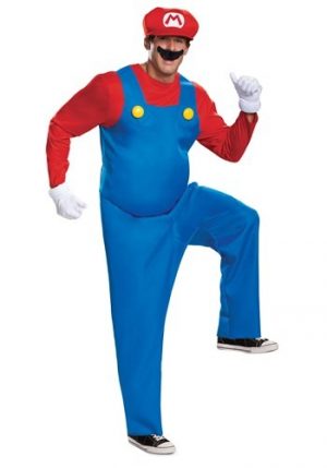 Mario Deluxe Adult Costume-XX-Large (50-52)