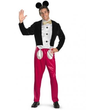Men's Disney Mickey Mouse Costume Multicoloured One Size