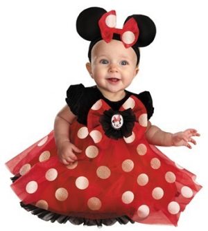 Disney Red Minnie Mouse Infant Costume - Size 6/12 MONTHS