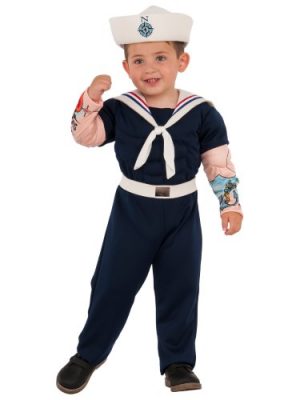 Muscle Man Sailor Boy Costume 2T-4T