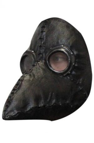 Plague Doctor Adult Mask (Black)-Standard