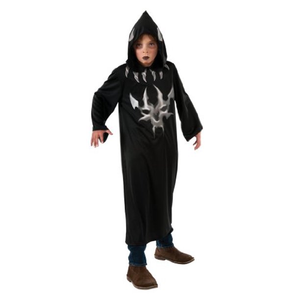 All About Holidays » Child’s Black and Grey Devil Robe, Small