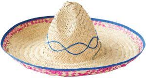 EMBROIDERED STRAW SOMBRERO