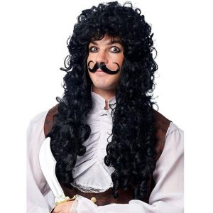 Captain Hook Wig and Moustache
