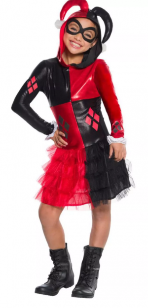 DC Comics Harley Quinn Child Costume-Medium