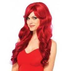 Long Wavy Red Ladies Synthetic Hair