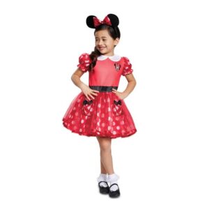 Red Minnie Mouse Infant Costume 6 to 12 MO