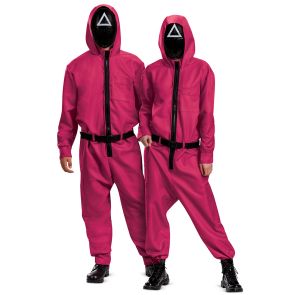Squid Game Triangle Guard Jumpsuit S/M