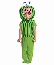 Toddler Cocomelon Halloween Costume Jumpsuit with Headpiece-MELON 2T