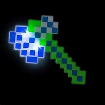 Flashing Pixel Axe Green