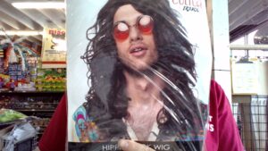 Hippie rock wig