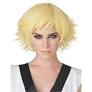 Feathered Cosplay Adult Wig (Yellow)