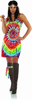 Tie Dye Mini Dress Medium