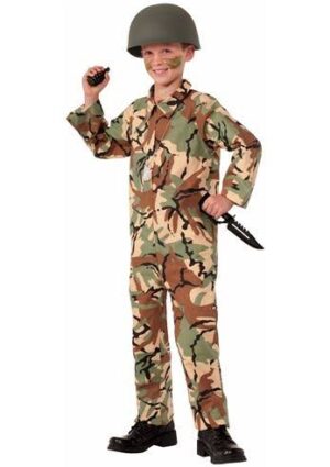 ARMY JUMPSUIT- BOYS  MEDIUM 8-10