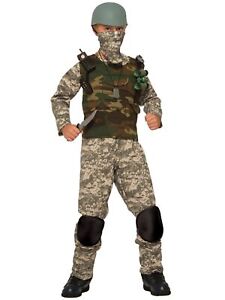 Boys Combat Trooper Costume LARGE