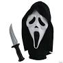 Ghost Face Mask & Knife