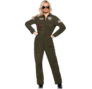 Top Gun Woman Jumpsuit Adult Medium