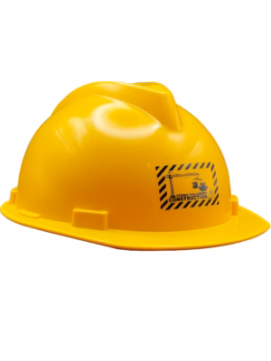 Deluxe Yellow Construction Hat
