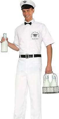 Adult Milkman Costume-STD